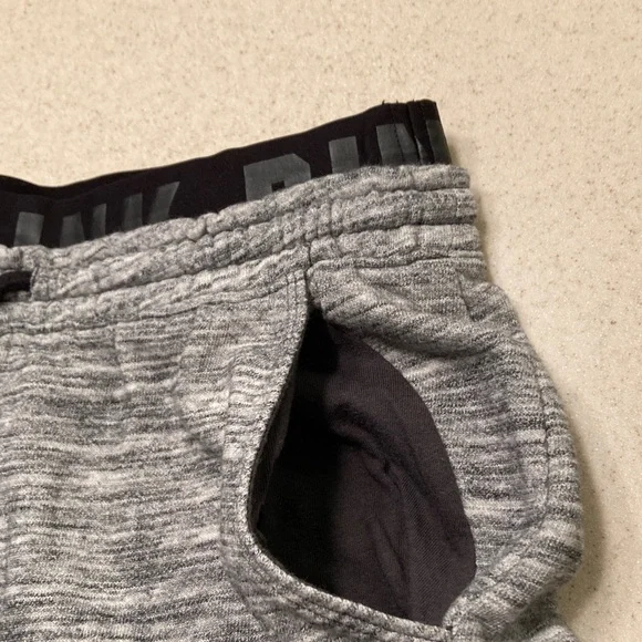 PINK Victoria's Secret Gray Joggers with Star Design Bling Women Size S - Picture 9 of 14